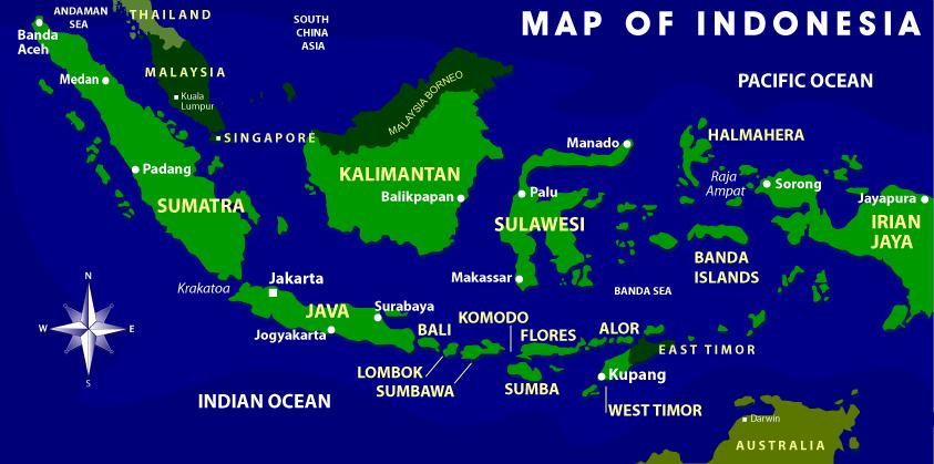 map of indonesia bali. Indonesia map