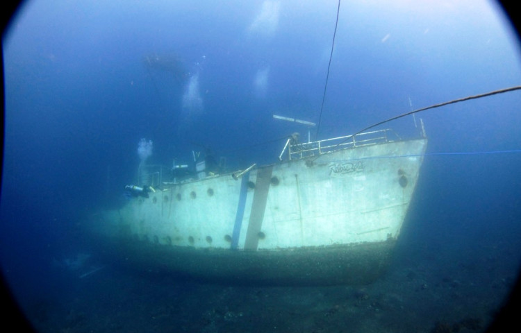 Relax Bali shipwreck Relax Bali, 43 m long